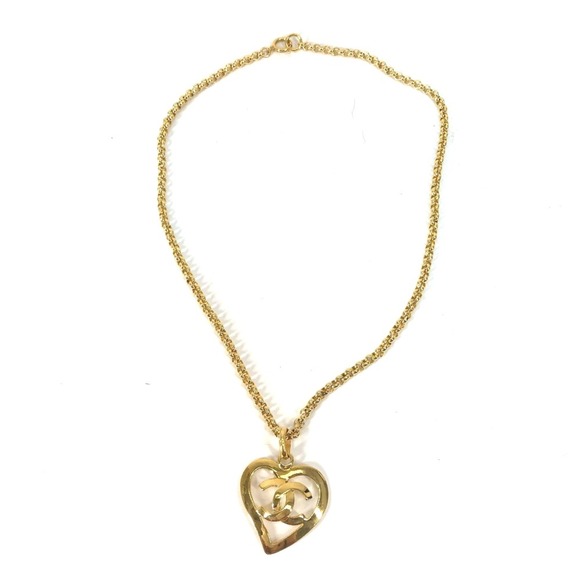 Chanel vintage Chain accessories Necklace Gold - Picture 1 of 9